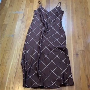 Bias Cut Midi Slip Dress